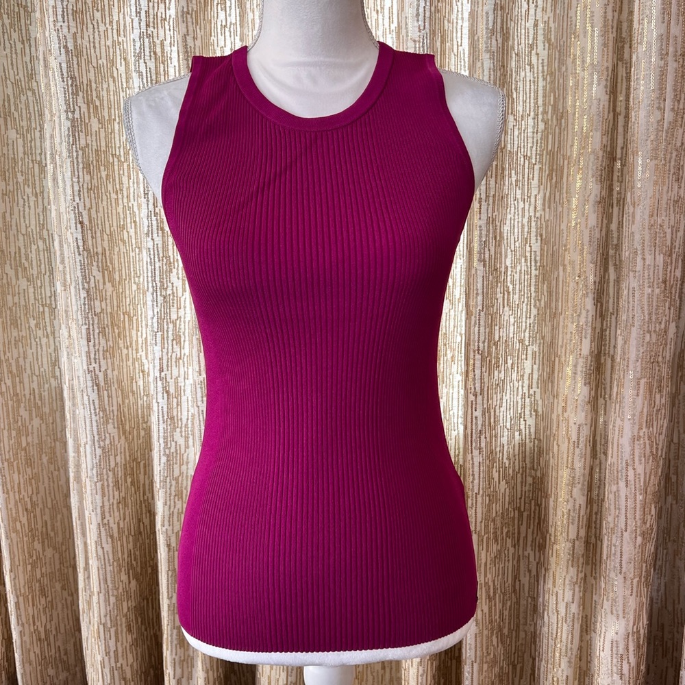 NWT Karen Millen body con tank- purple